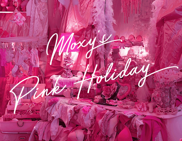 Moxy’s Pink Holiday Pop-up