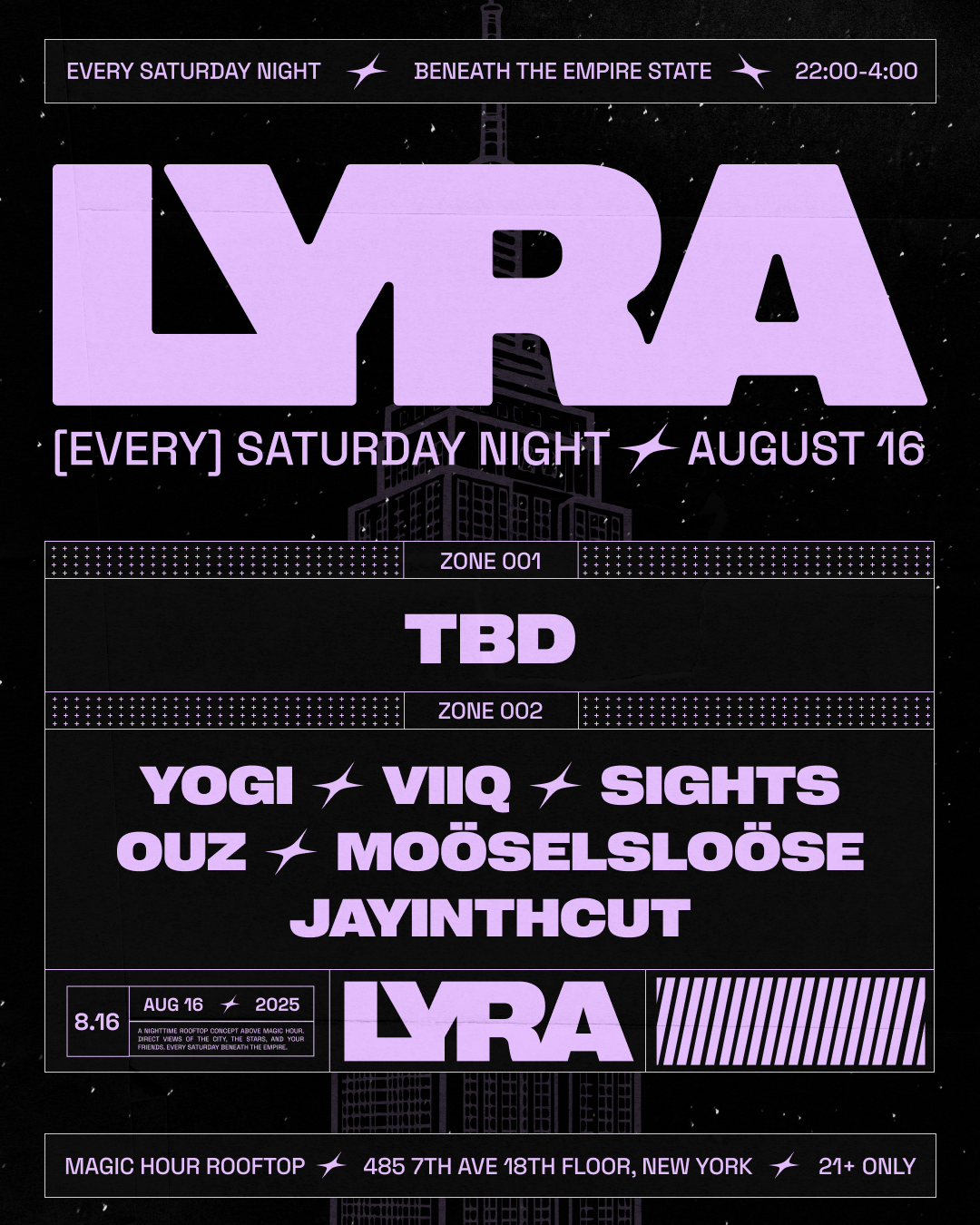 LYRA - 8/16 - Moxy Times Square