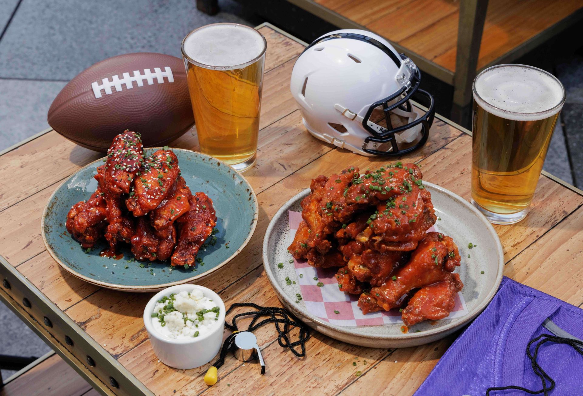 wings and beer